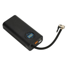 Inflateur de pneu portable 120 W 3600 mAh 18 x 9 x 5 cm noir