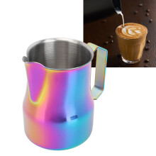 Milk Pitcher 450ML 304 Stainless Steel Frothing Cup Drip-Free Coffee Steaming