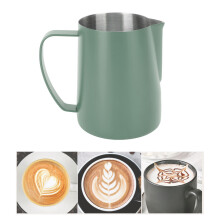 600ML Stainless Steel Milk Frother Jug with Inner Scale for Coffee Latte Art