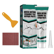 Ceramic Repair Tiles White Quick Dry Waterproof Tile Repair Paste For Bathroom Kitchen Daily Use