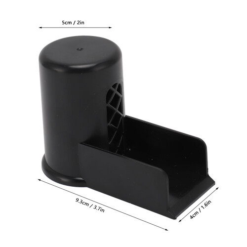 Geschirrspüler-Luftspaltabdeckung 30 g, 9,3  4  5 cm Schwarz 1