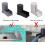 Grau ABS Luftspaltabdeckung 9,3  4  5 cm 3,7  1,6  2 in 30 g 4