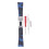 Rubber Watch Strap - Camouflage Blue & Silver Buckle, 20mm Width 3