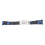Rubber Watch Strap - Camouflage Blue & Silver Buckle, 20mm Width 12