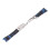 Rubber Watch Strap - Camouflage Blue & Silver Buckle, 20mm Width 16