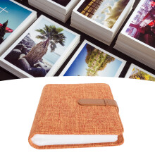 Album Instax da 3 pollici in lino, 12 11 7, 288 tasche, arancione
