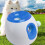 Portable Blue Ball Launcher for Pets, 3 Ranges, 6C Batteries 15