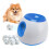 Portable Blue Automatic Pet Ball Launcher with 6 C Batteries 100-240V 4