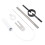 Fork Service Tool Kit for Regular & Inverted Cartridges, 5 Sizes 7