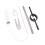 Fork Service Tool Kit for Regular & Inverted Cartridges, 5 Sizes 11