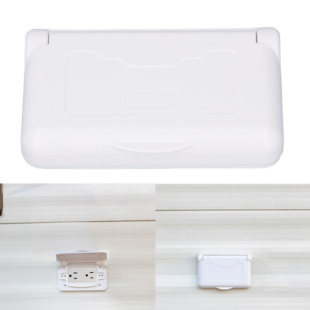 Weatherproof Outdoor Power Outlet 15A 125Vac With Cover, 4.75 X 3 In 9351335170571