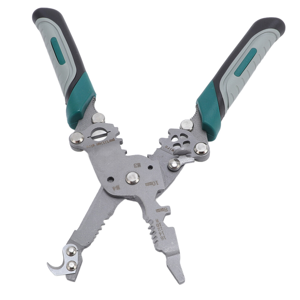 18-in-1 Wire Stripper, Copper Steel, 220mm Electrician Tool