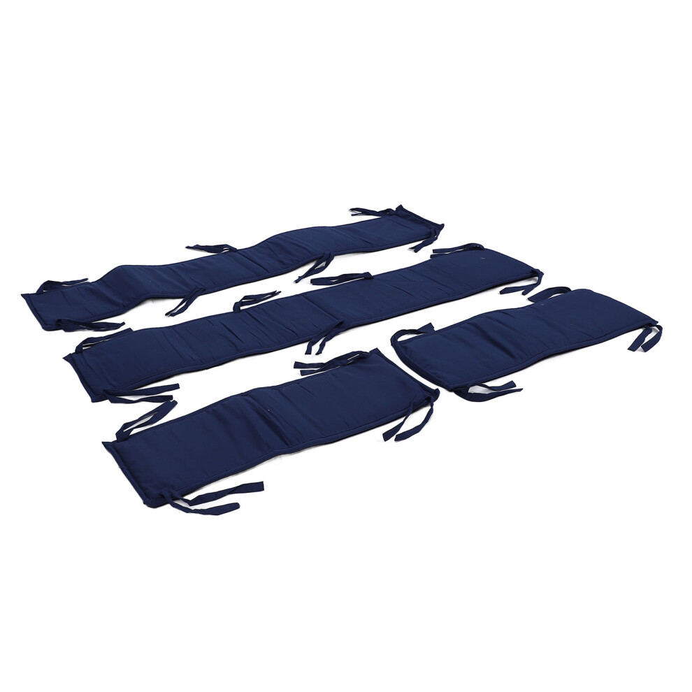Soft Baby Crib Bumper Liner 67x25.5cm & 129.5cm Breathable Protector