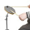 12in Silent Rubber Practice Drum Pad Set with 2 Pairs Drumsticks – Gray 5