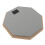 12in Silent Rubber Practice Drum Pad Set with 2 Pairs Drumsticks – Gray 14