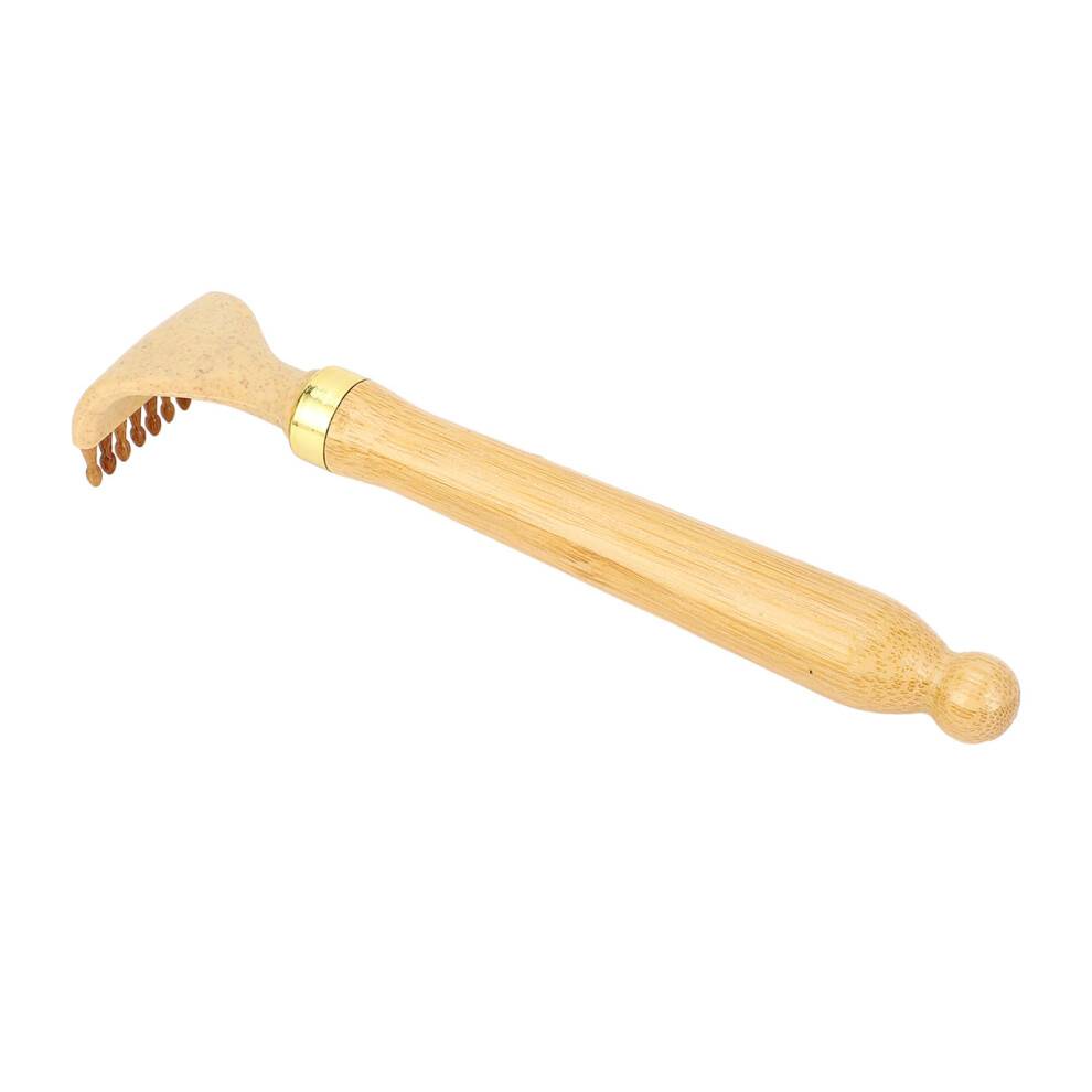 Bamboo Back Scratcher with Ergonomic Handle, Telescoping, for Men & Women