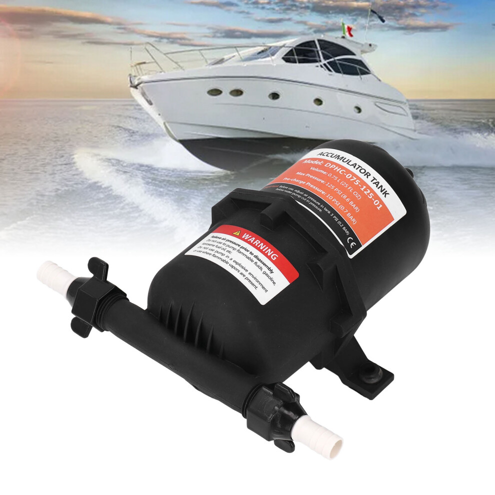 Rv/Boat 0.75L Accumulator Tank 125Psi 1/2Mnpt Port For Pumps 7891335171571