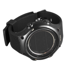 Große Herren-Wasserdichte LED-Sportuhr 49mm Schwarz Gold Digital