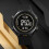 CR2032 210mAh 49mm Zifferblatt Schwarz-Gold Herrenuhr 8