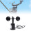 Wind Speed Anemometer Sensor 5V High Precision with 2.62ft Extension Cable 16
