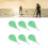 10 pièces FUTURE Pro Fin Key, petits trous, Hex, vert 16