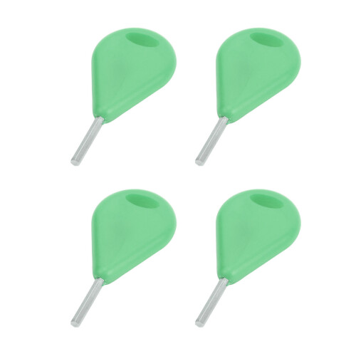 10 pièces FUTURE Pro Fin Key, petits trous, Hex, vert
