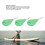 10 pièces FUTURE Pro Fin Key, petits trous, Hex, vert 4