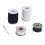 Set di fili da cucire: bobine metalliche, rocchetti e ago 9
