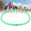 10 Pcs Green Plastic Agility Speed Rings, 13.78in Jumping Hoops 16