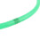 10 Pcs Green Plastic Agility Speed Rings, 13.78in Jumping Hoops 10