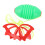 2 Pcs Green Pull Ball Toy for Parent-Child Interaction, Plastic Cooperative Toy 9