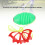 2 Pcs Green Pull Ball Toy for Parent-Child Interaction, Plastic Cooperative Toy 4