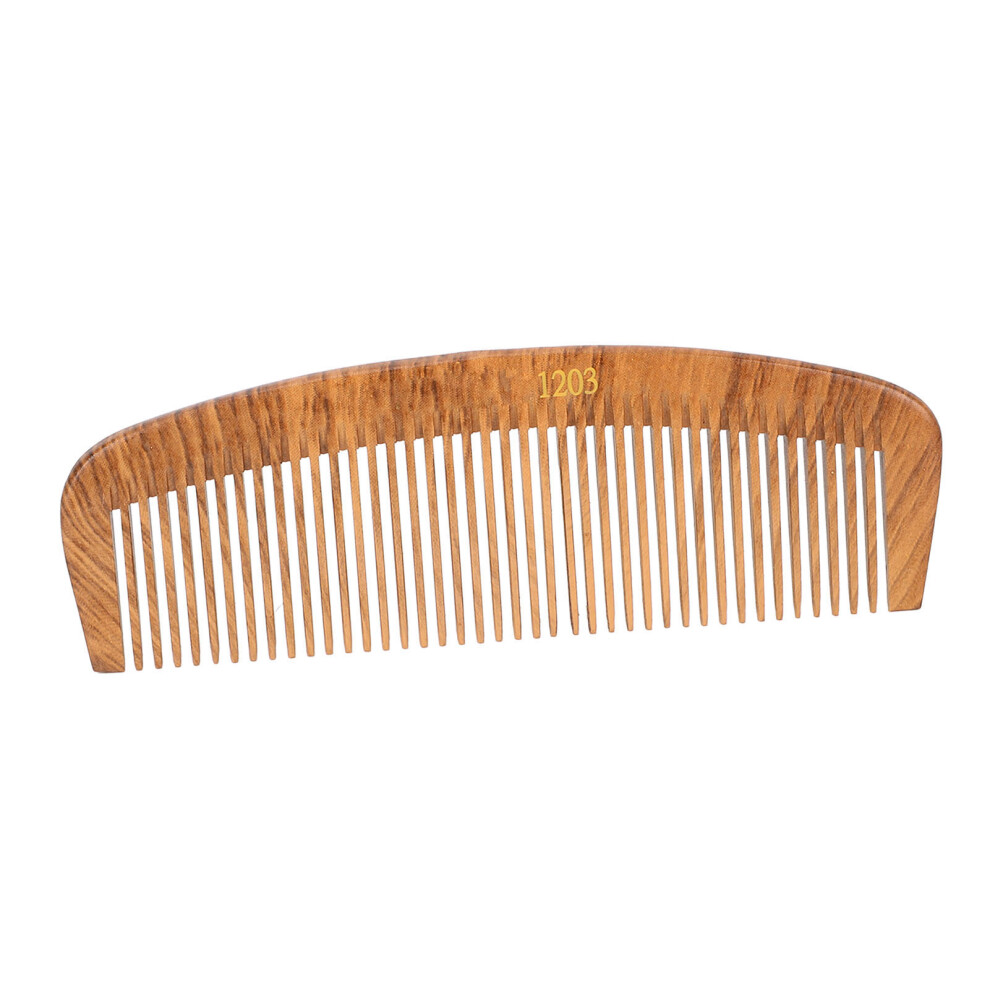 2 Pcs Wooden Antistatic Comb Set for All Hair & Beard Types, Portable