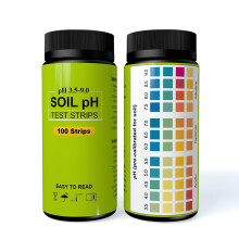 100pcs Soil pH Test Strips Kit, 3.5-9 Range, Garden Lawn Plant