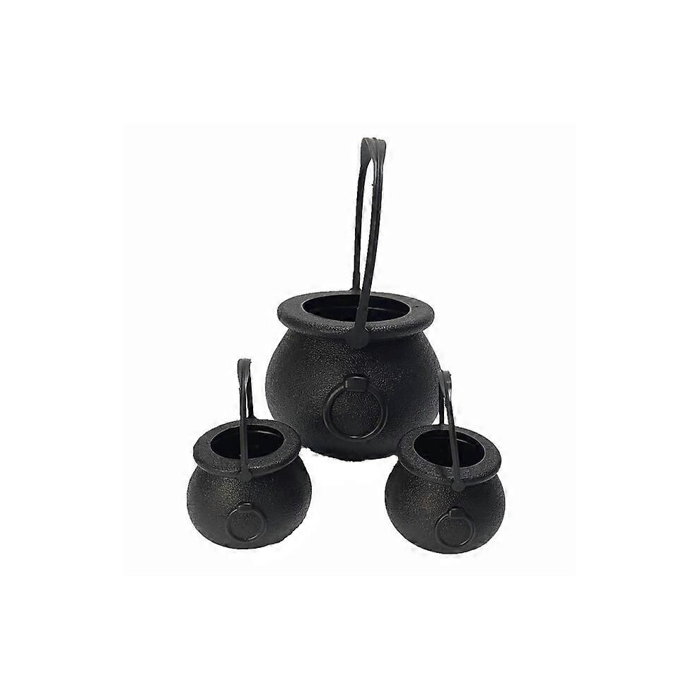 (sorcière 1L 2S)Bocaux à bonbons Bouilloire Décoration d'Halloween Chaudron à bonbons Chaudron de sorcière