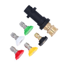 Adaptateur de pistolet 1/4 po avec 5 buses, K2-K7, 2000 psi