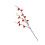 Branche miniature de fleur de prunier, rouge, 55 cm, 72 g de soie 11
