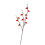 Branche miniature de fleur de prunier, rouge, 55 cm, 72 g de soie 3
