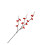 Branche miniature de fleur de prunier, rouge, 55 cm, 72 g de soie 9