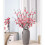 Rama mini de flor de ciruelo artificial de seda rosa 55 cm 11