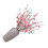 Rama mini de flor de ciruelo artificial de seda rosa 55 cm 9