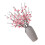 Rama mini de flor de ciruelo artificial de seda rosa 55 cm 4