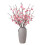 Rama mini de flor de ciruelo artificial de seda rosa 55 cm 2
