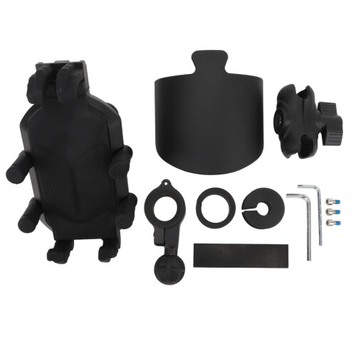 Support de téléphone noir à 8 griffes, 4,7–7,2 pouces, 11–27 mm 2