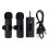 Microphone lavalier à connecteur 3,5 mm, 150 mAh, noir 2