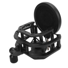 Monture anti-choc réglable pour microphone, diamètre 24 mm, 5/8 po-3/8 po