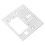 Placa de aguja para Singer 4411/6360, 7,8x7,7cm,acero 6