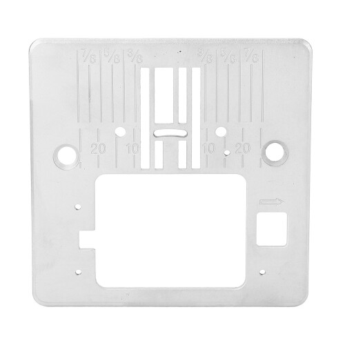 Placa de aguja para Singer 4411/6360, 7,8x7,7cm,acero 2
