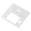 Placa de aguja para Singer 4411/6360, 7,8x7,7cm,acero 11