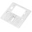 Placa de aguja para Singer 4411/6360, 7,8x7,7cm,acero 10